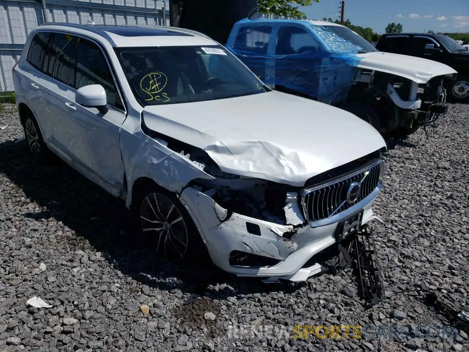 9 Фотография поврежденного автомобиля YV4BR0CK7L1549718 VOLVO XC90 2020