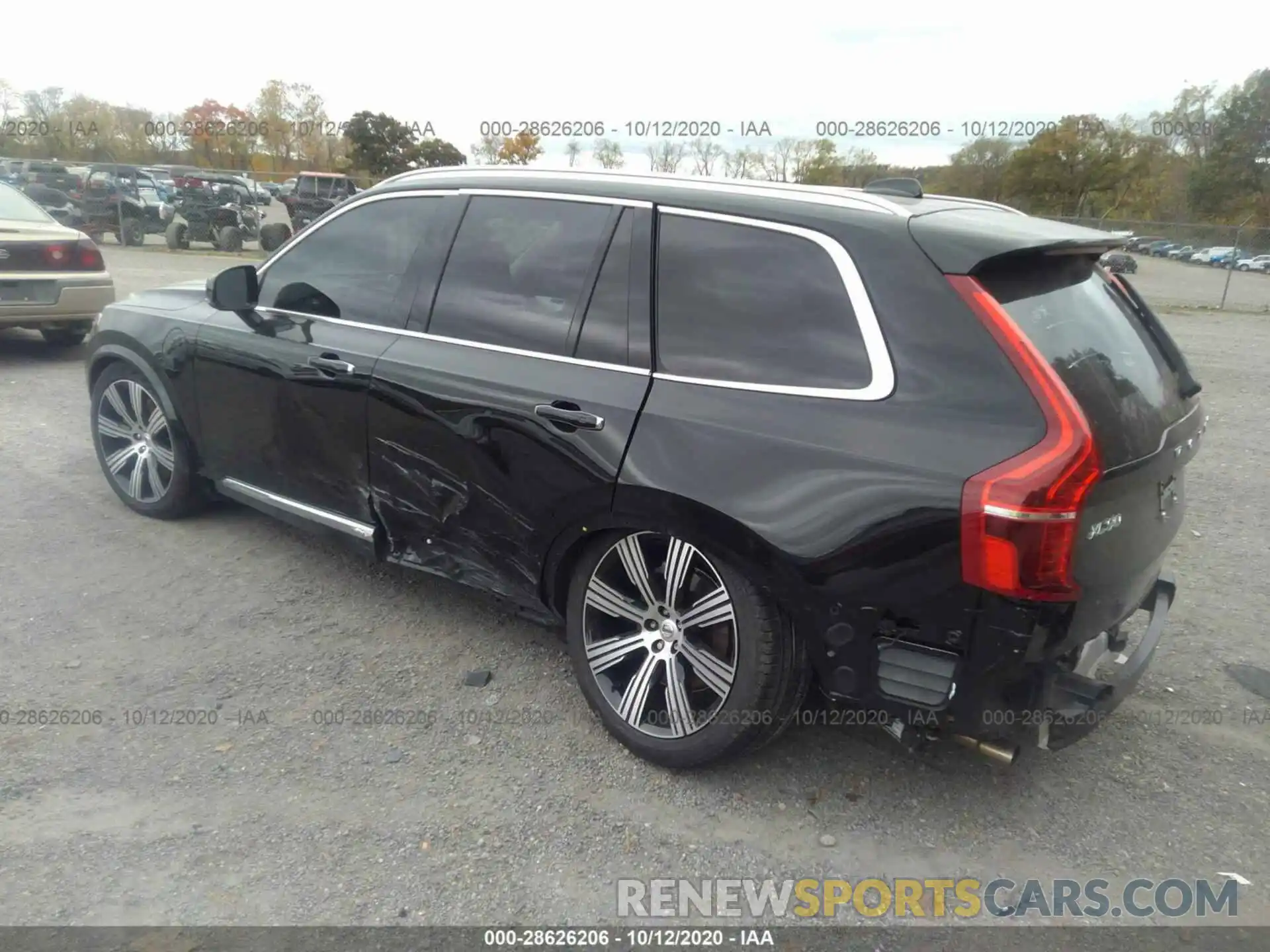 3 Фотография поврежденного автомобиля YV4BR0CL9L1595544 VOLVO XC90 2020