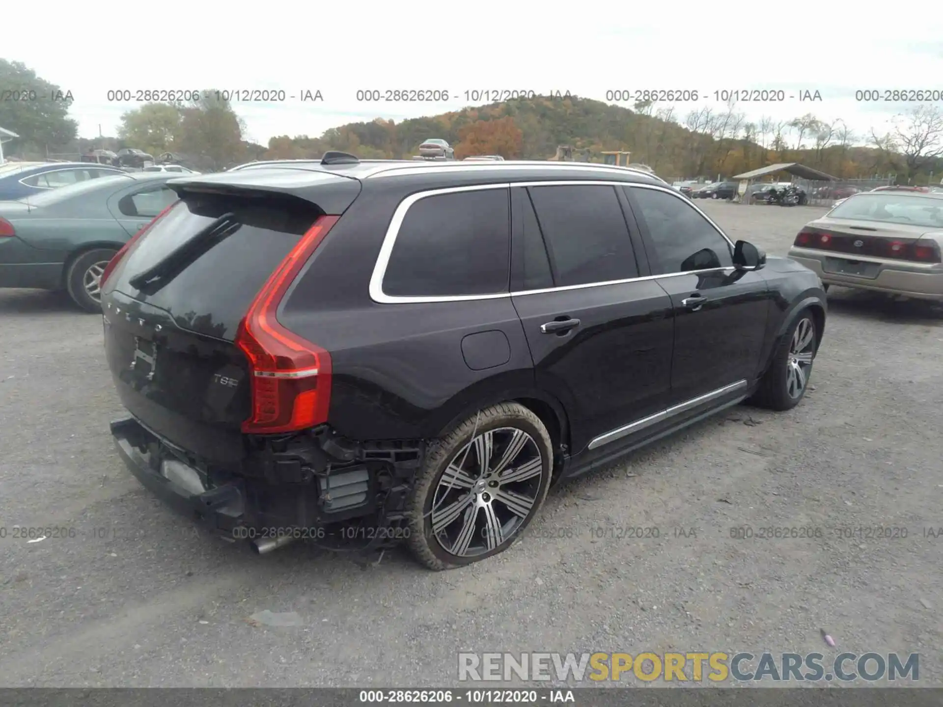 4 Фотография поврежденного автомобиля YV4BR0CL9L1595544 VOLVO XC90 2020