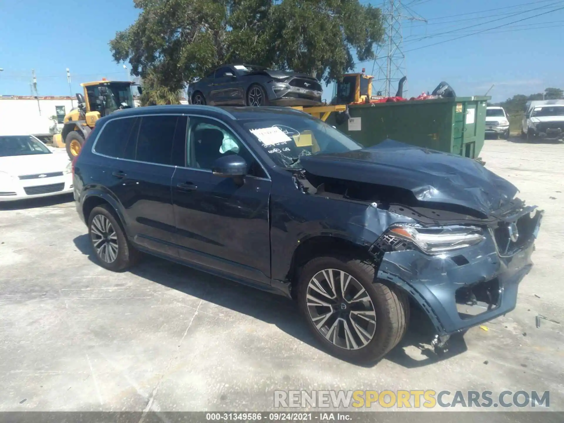 1 Photograph of a damaged car YV4102CK1M1685118 VOLVO XC90 2021