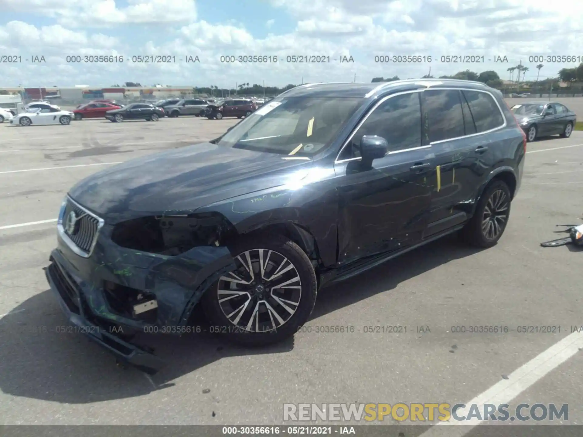 2 Photograph of a damaged car YV4102CK5M1722574 VOLVO XC90 2021