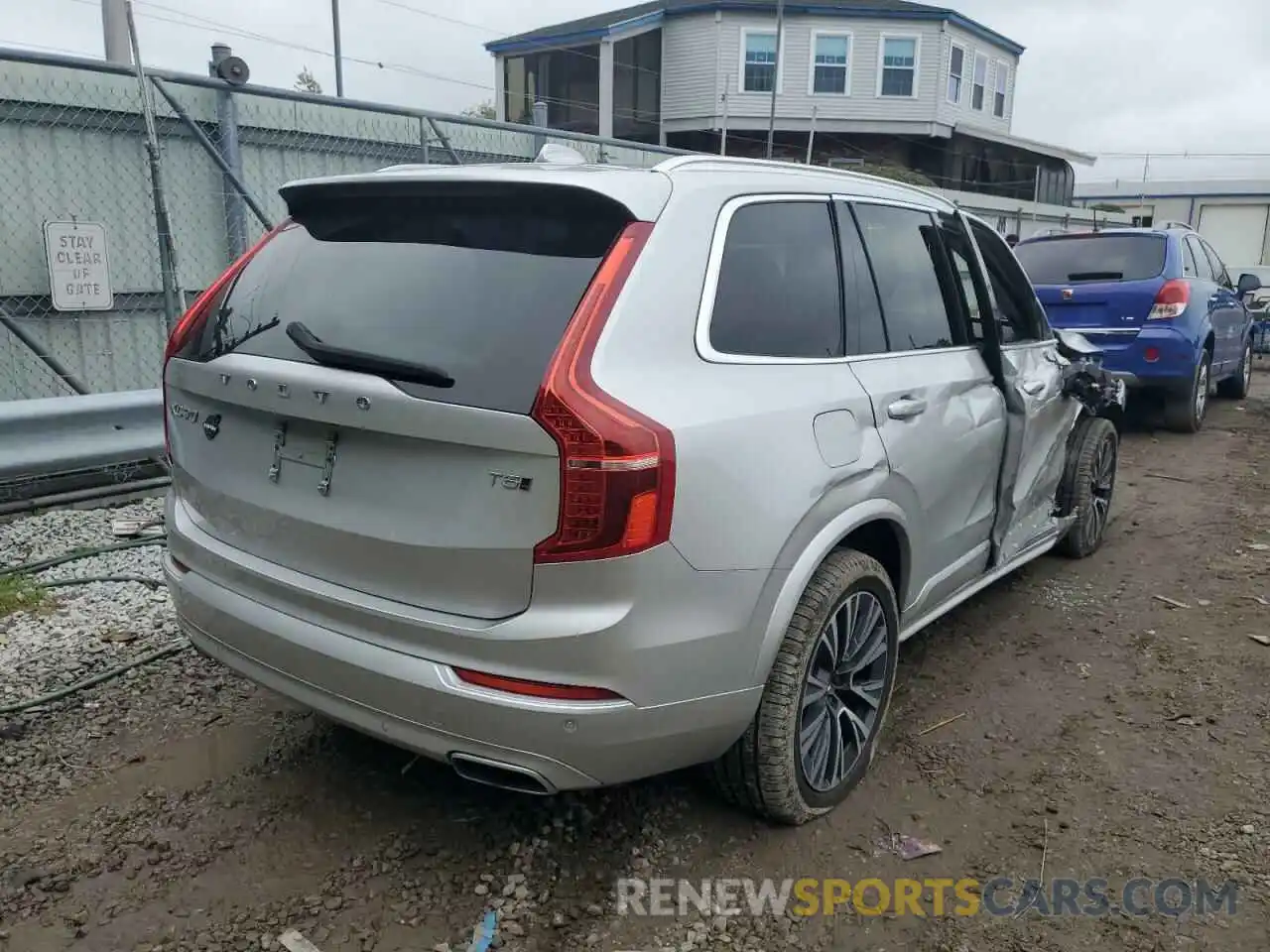 4 Фотография поврежденного автомобиля YV4102PK1M1688515 VOLVO XC90 2021