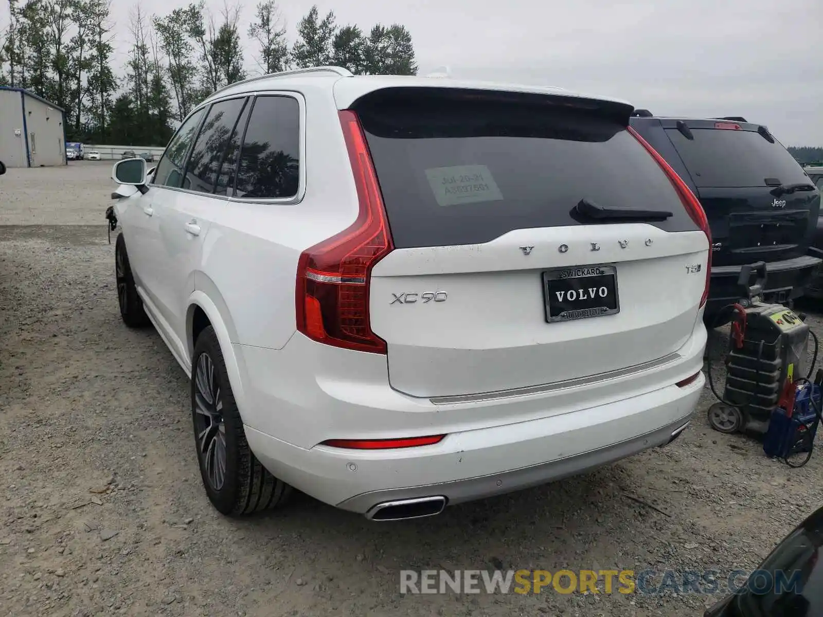 3 Фотография поврежденного автомобиля YV4102PK9M1756592 VOLVO XC90 2021