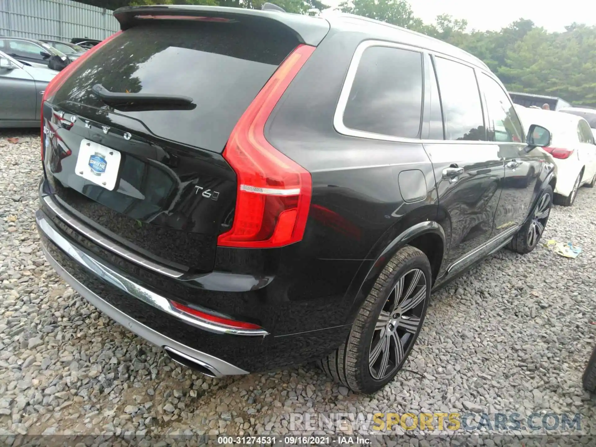 4 Фотография поврежденного автомобиля YV4A221L3M1695865 VOLVO XC90 2021