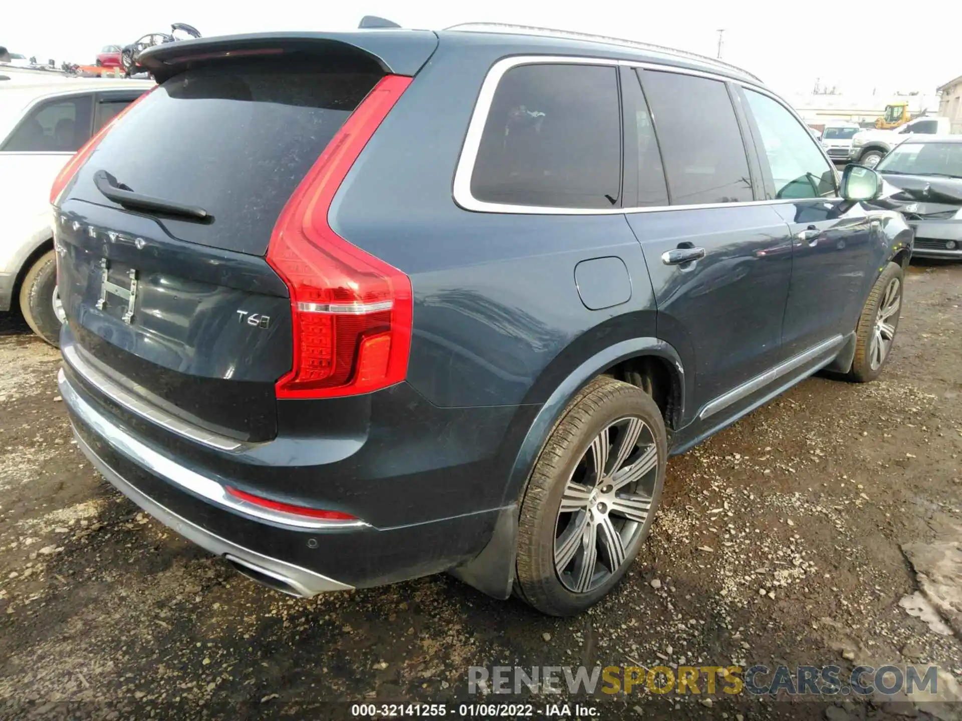 4 Фотография поврежденного автомобиля YV4A221L6M1755038 VOLVO XC90 2021