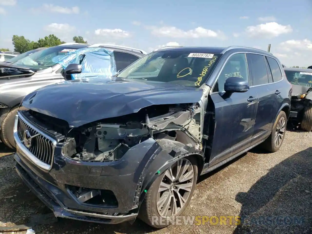 2 Photograph of a damaged car YV4A22PK1M1687181 VOLVO XC90 2021