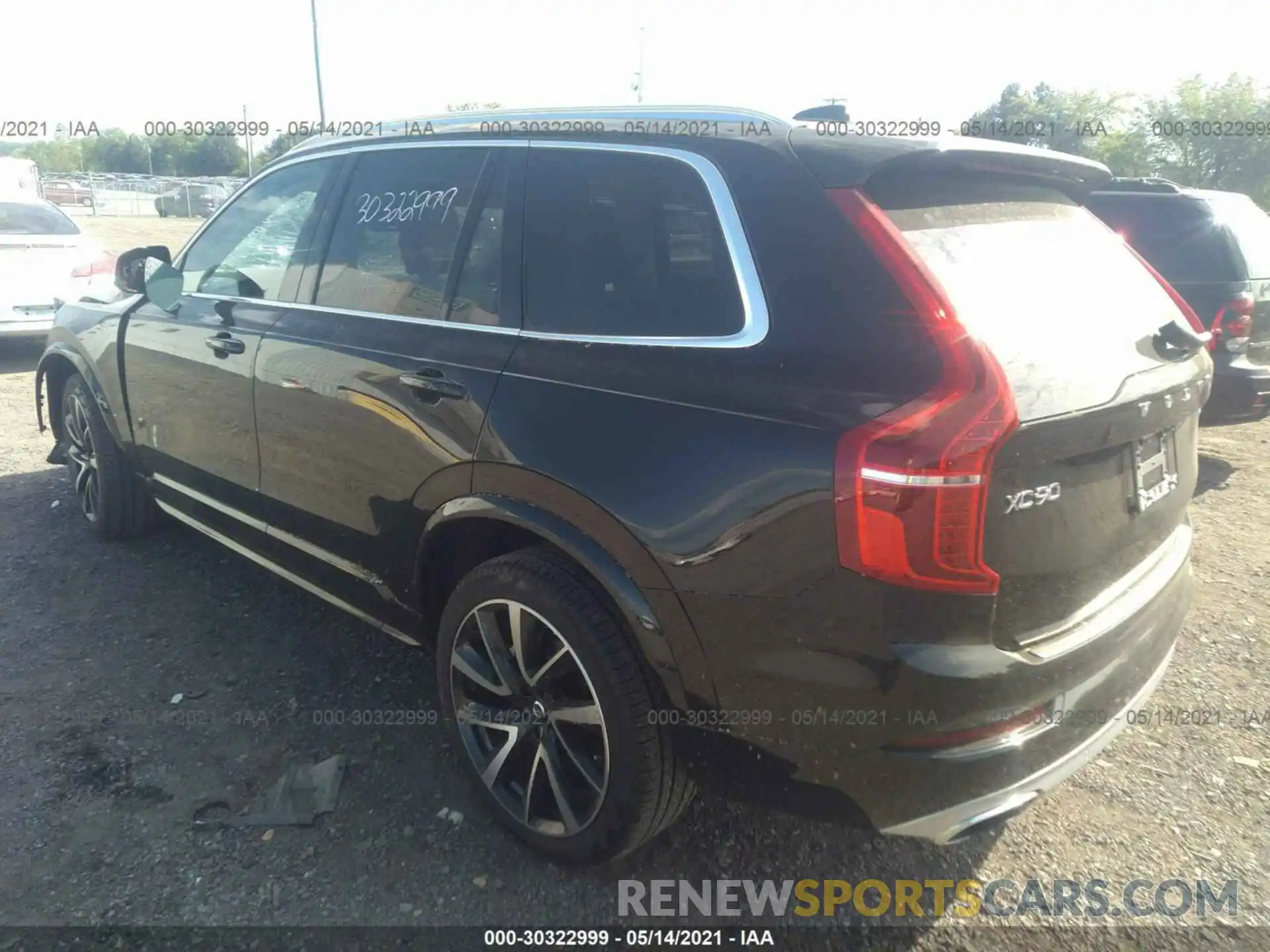 3 Фотография поврежденного автомобиля YV4A22PK3M1706491 VOLVO XC90 2021