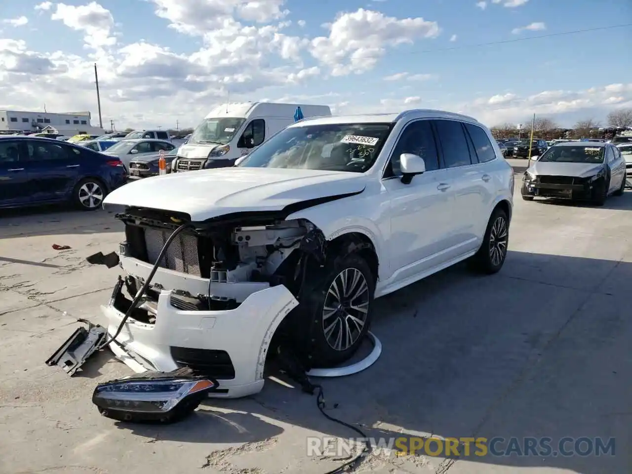 2 Photograph of a damaged car YV4A22PK7M1740871 VOLVO XC90 2021