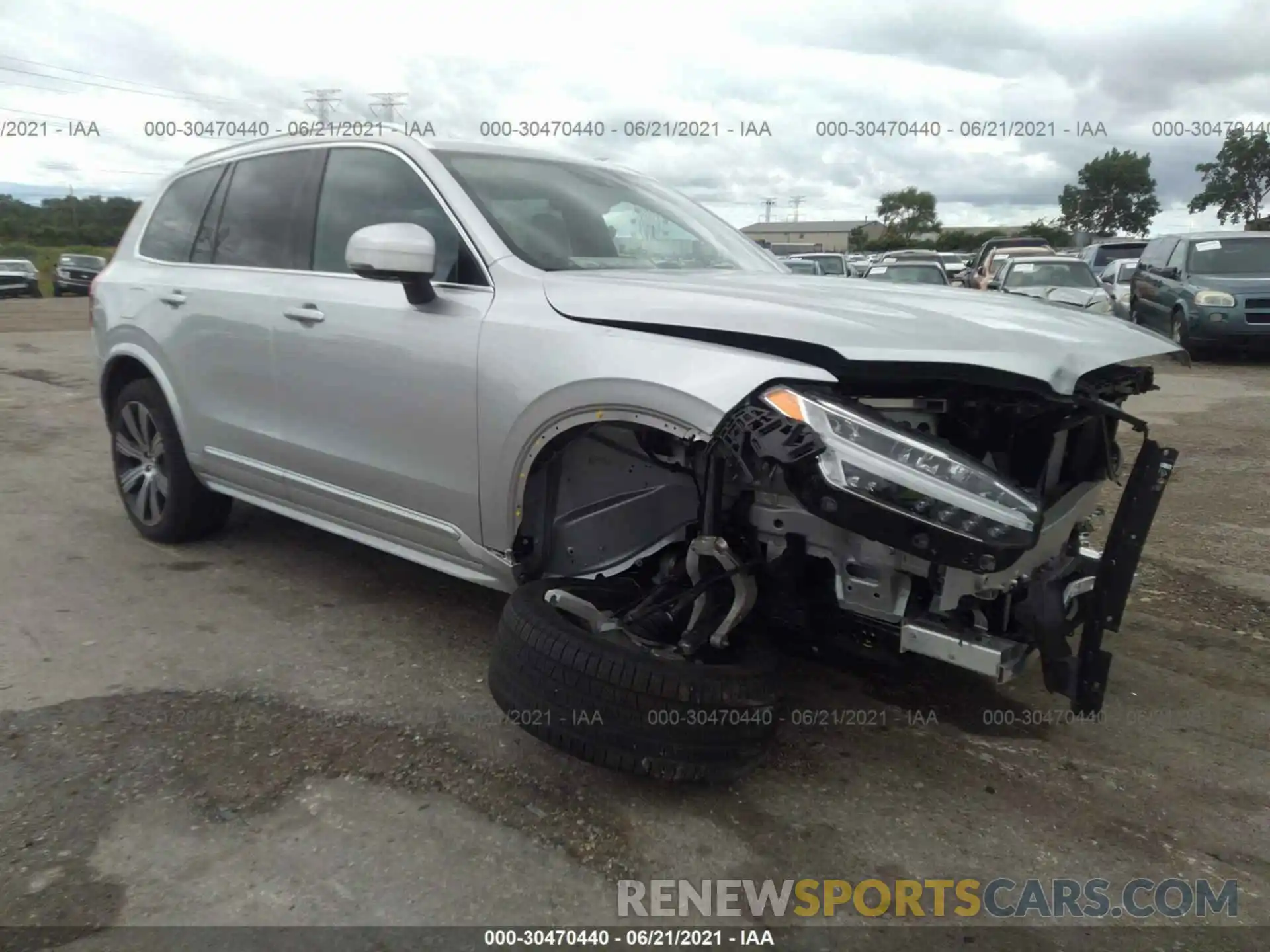 1 Photograph of a damaged car YV4A22PL0M1681008 VOLVO XC90 2021