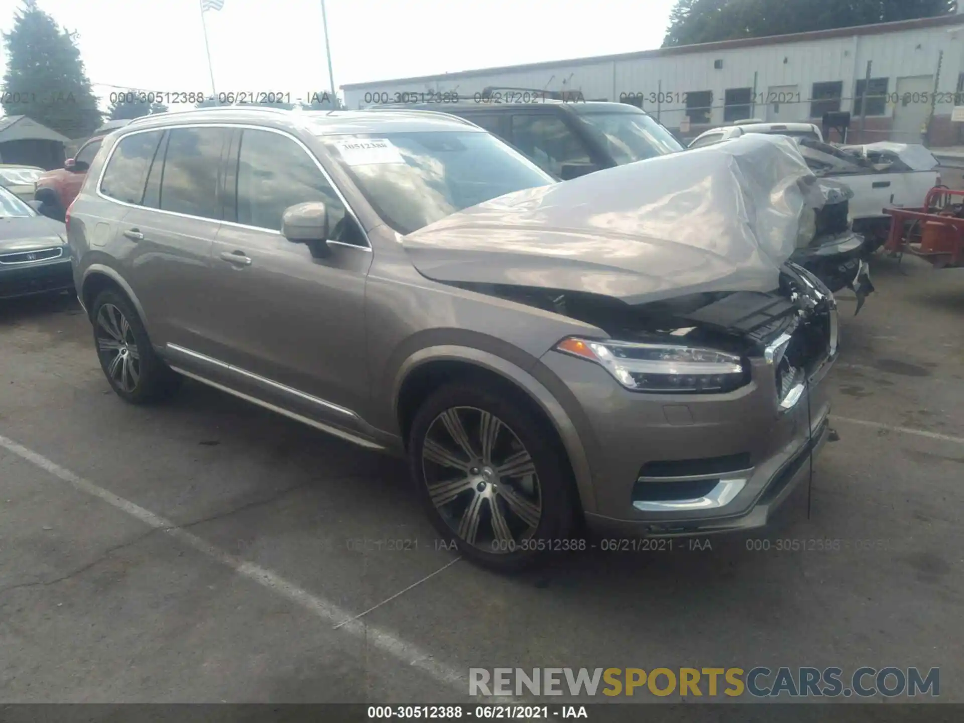 1 Photograph of a damaged car YV4A22PL2M1690566 VOLVO XC90 2021