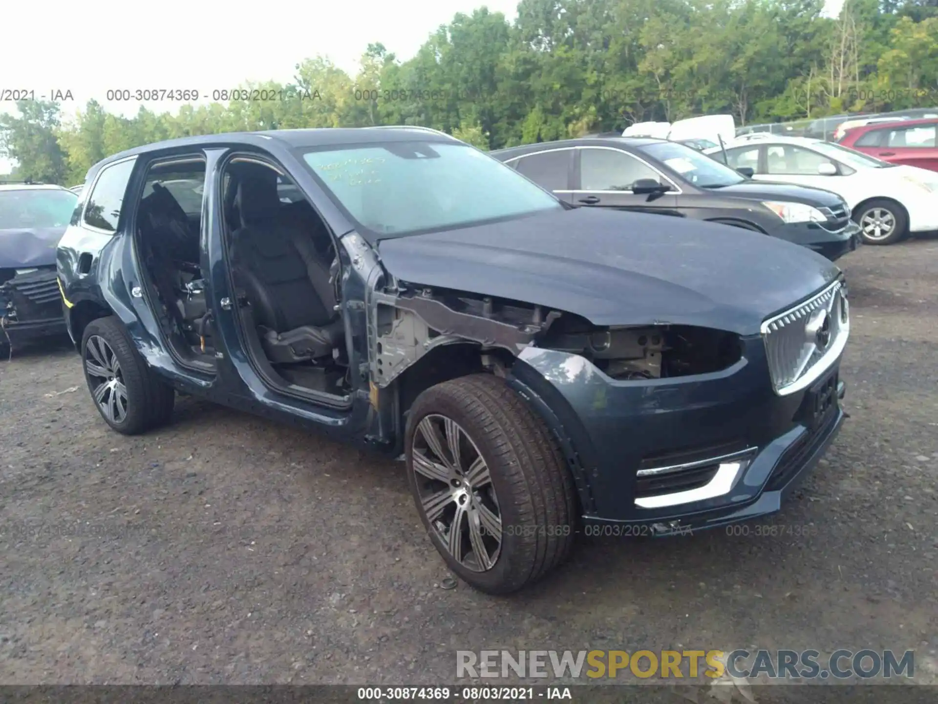 1 Photograph of a damaged car YV4A22PL2M1754007 VOLVO XC90 2021