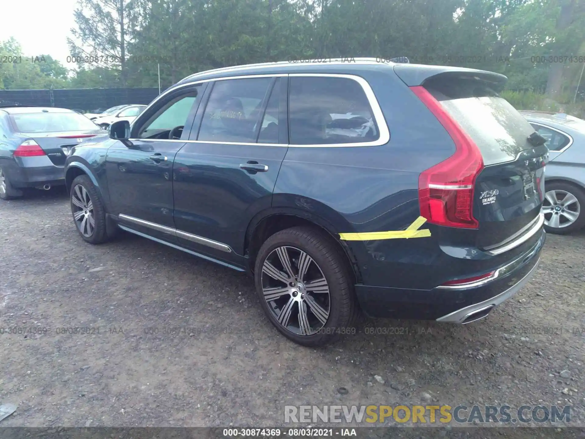 3 Photograph of a damaged car YV4A22PL2M1754007 VOLVO XC90 2021