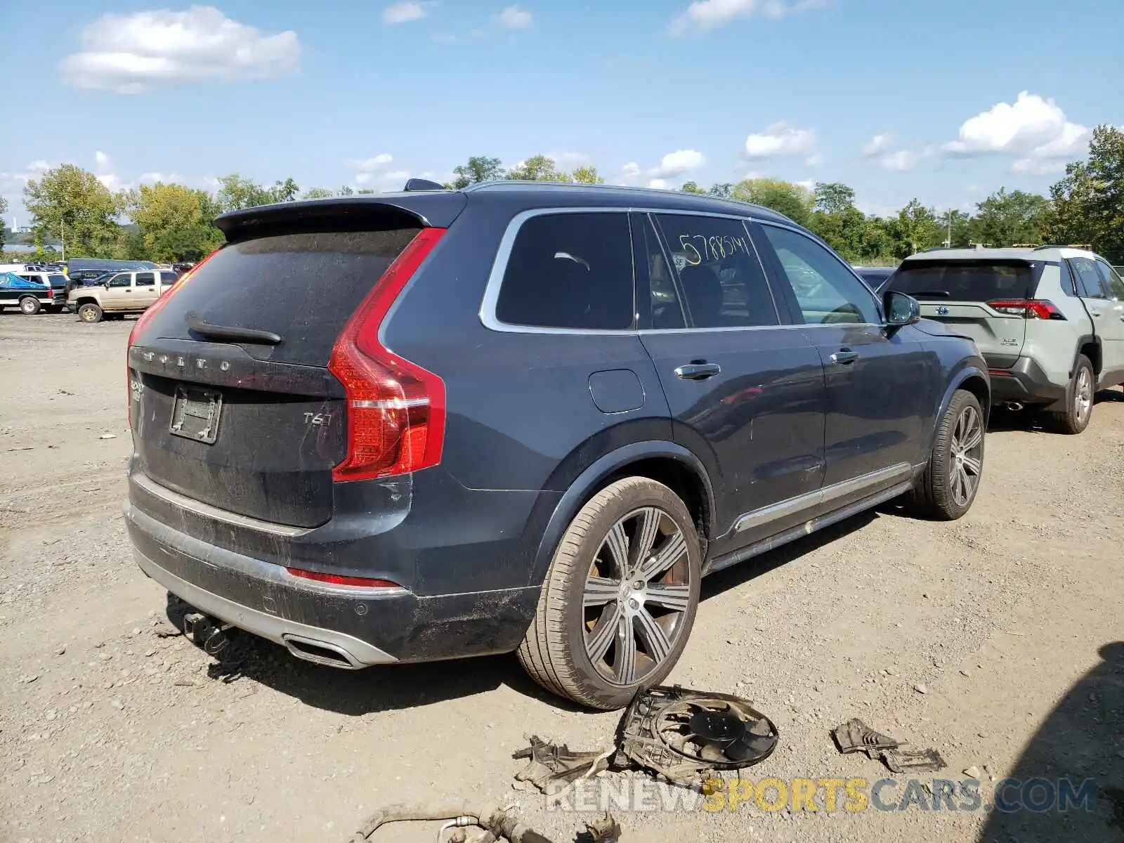 4 Фотография поврежденного автомобиля YV4A22PL7M1670958 VOLVO XC90 2021