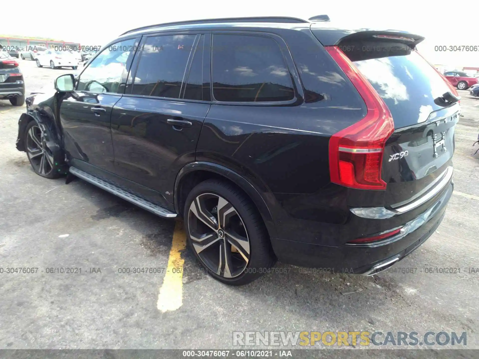 3 Photograph of a damaged car YV4A22PM7M1673934 VOLVO XC90 2021