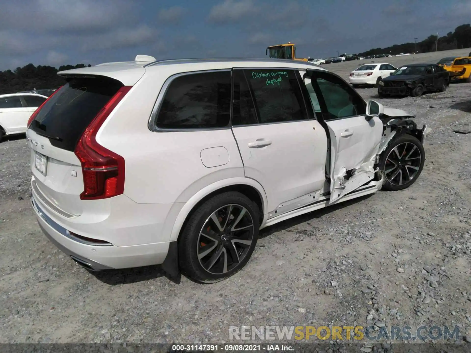 4 Фотография поврежденного автомобиля YV4BR00K3M1699959 VOLVO XC90 2021