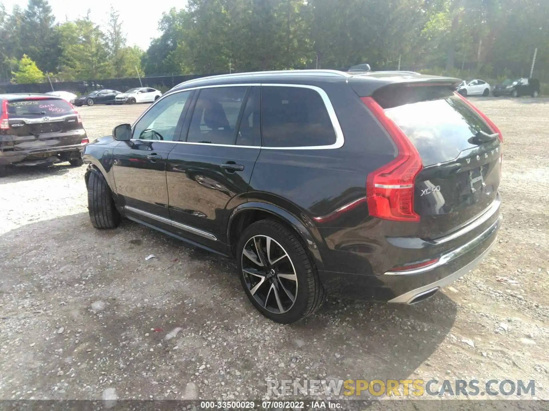 3 Фотография поврежденного автомобиля YV4BR0CK2M1676975 VOLVO XC90 2021