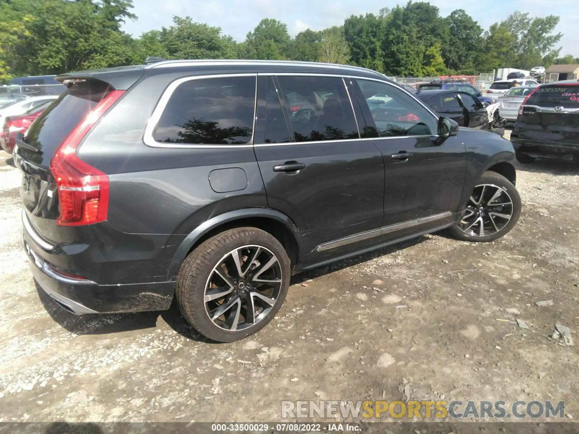 4 Фотография поврежденного автомобиля YV4BR0CK2M1676975 VOLVO XC90 2021