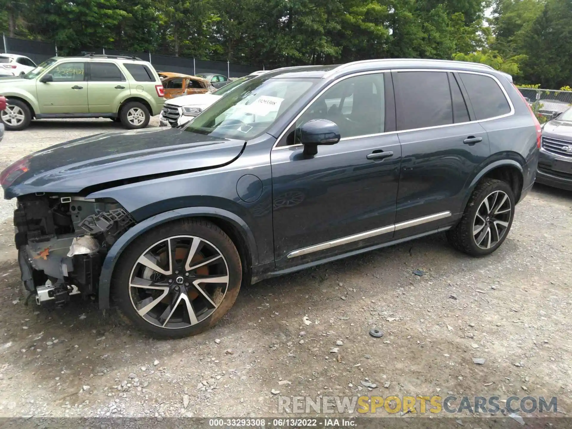 2 Фотография поврежденного автомобиля YV4BR0CK3M1742305 VOLVO XC90 2021