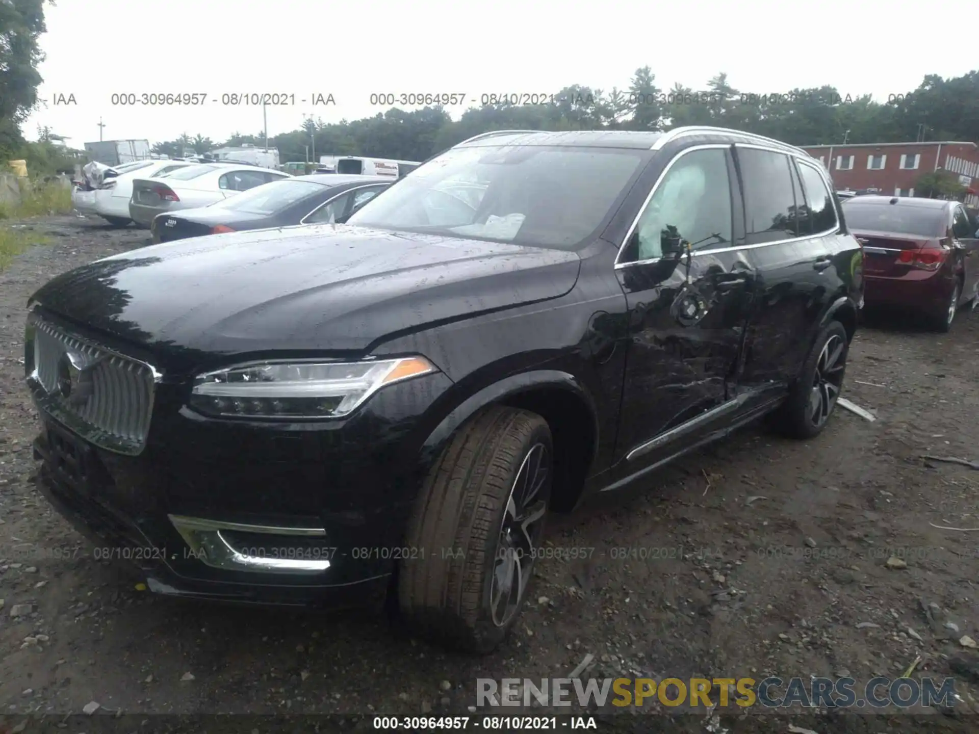 2 Фотография поврежденного автомобиля YV4BR0CK3M1749027 VOLVO XC90 2021