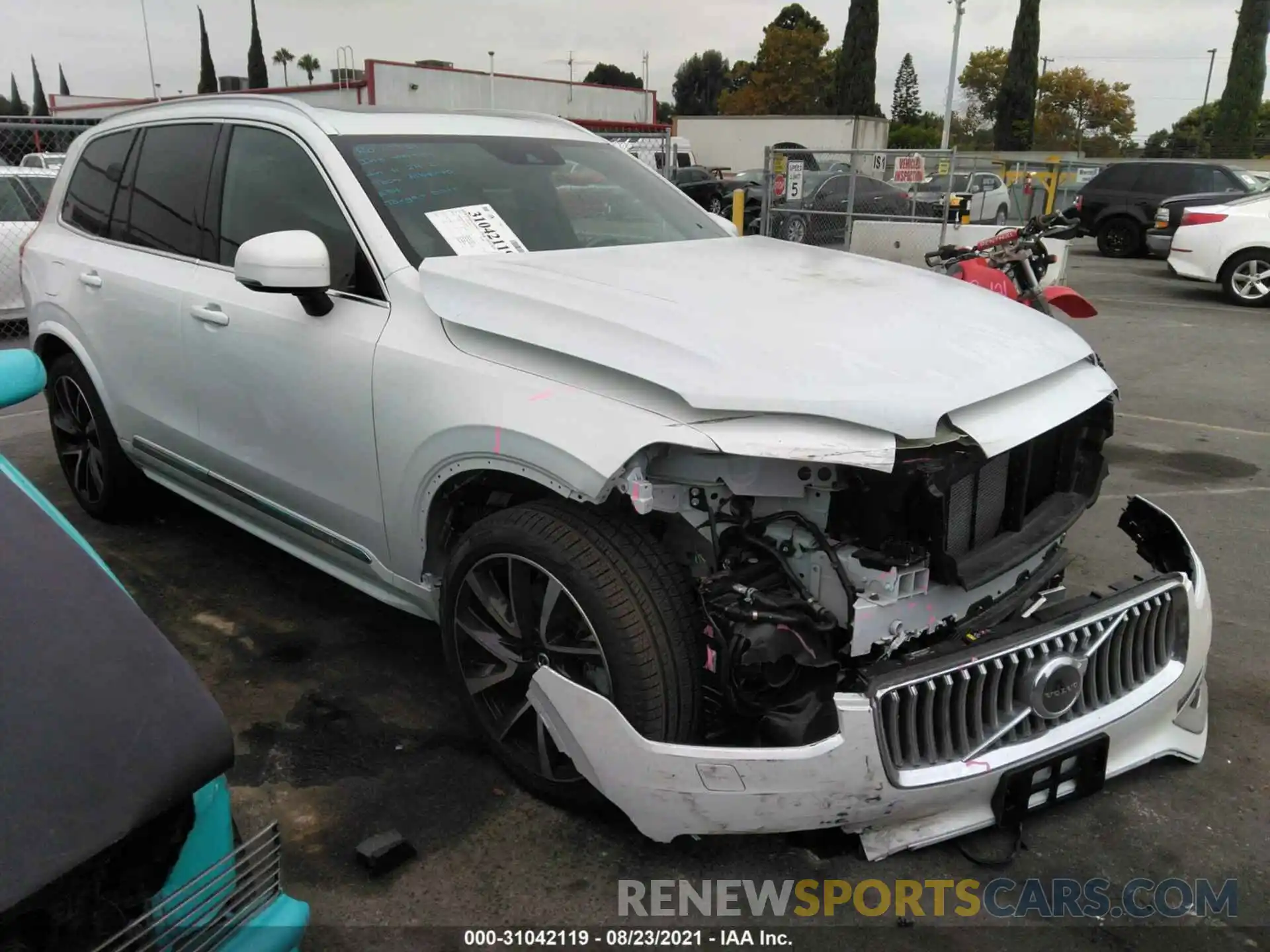 1 Photograph of a damaged car YV4BR0CK3M1753241 VOLVO XC90 2021