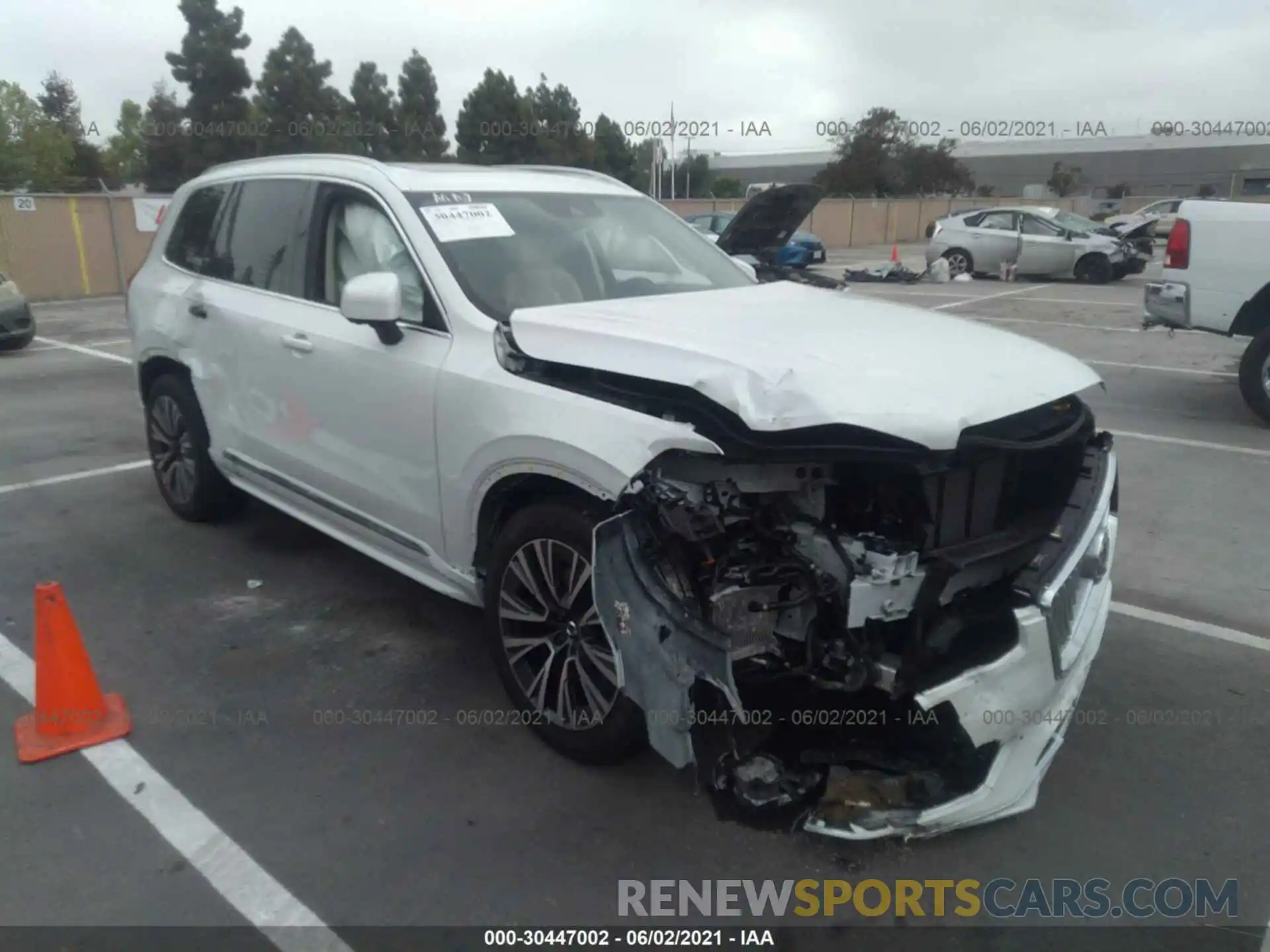 1 Photograph of a damaged car YV4BR0CK4M1712634 VOLVO XC90 2021