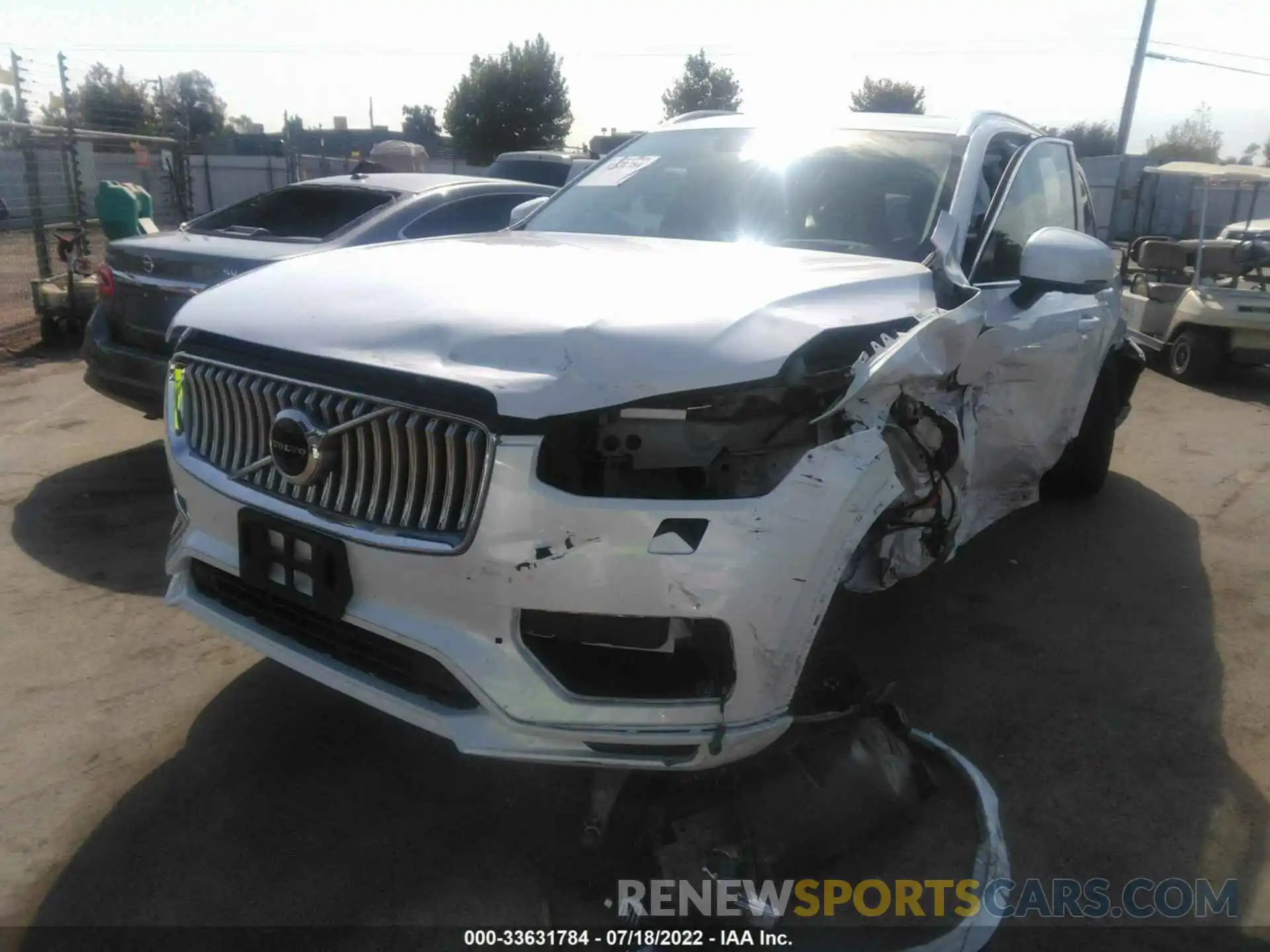 2 Photograph of a damaged car YV4BR0CK6M1764007 VOLVO XC90 2021