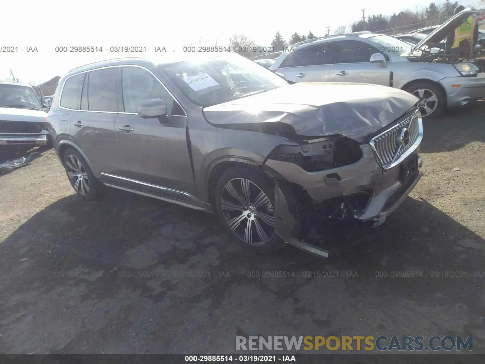 1 Photograph of a damaged car YV4BR0CL6M1699636 VOLVO XC90 2021