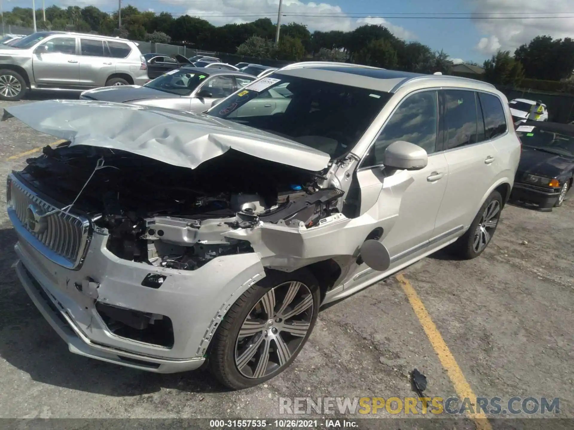 2 Photograph of a damaged car YV4BR0CL6M1702079 VOLVO XC90 2021