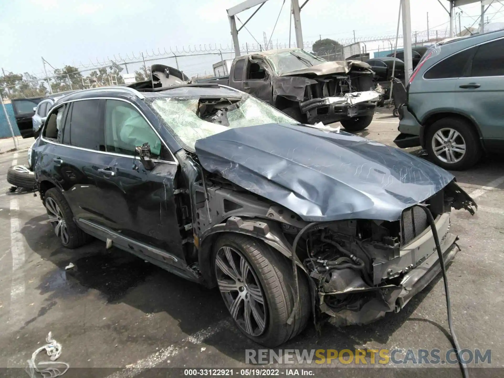 1 Photograph of a damaged car YV4BR0CL7N1812544 VOLVO XC90 RECHARGE 2022