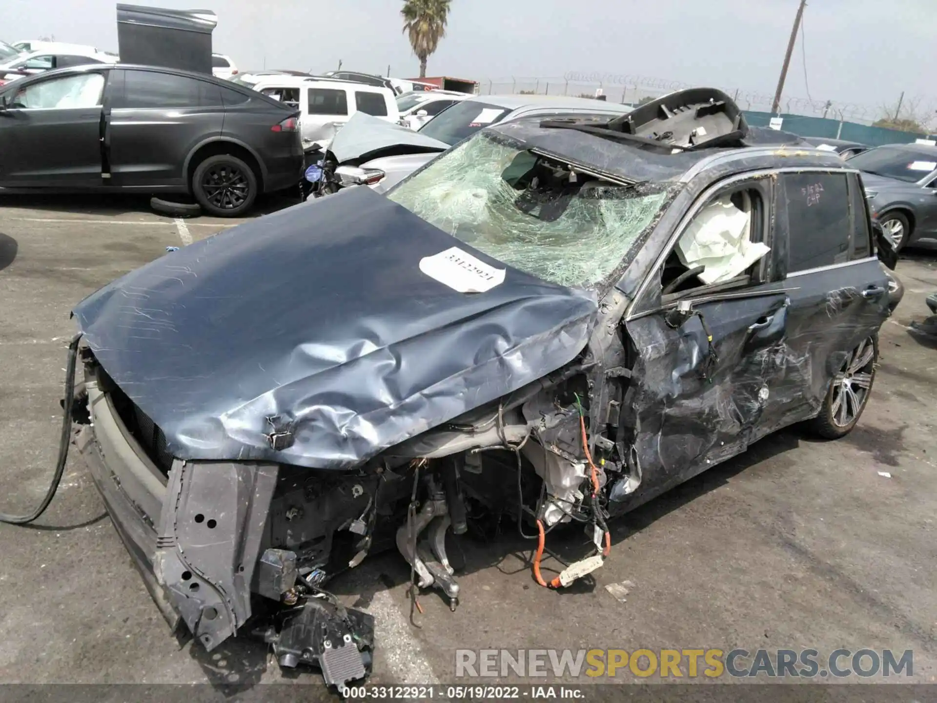 2 Photograph of a damaged car YV4BR0CL7N1812544 VOLVO XC90 RECHARGE 2022