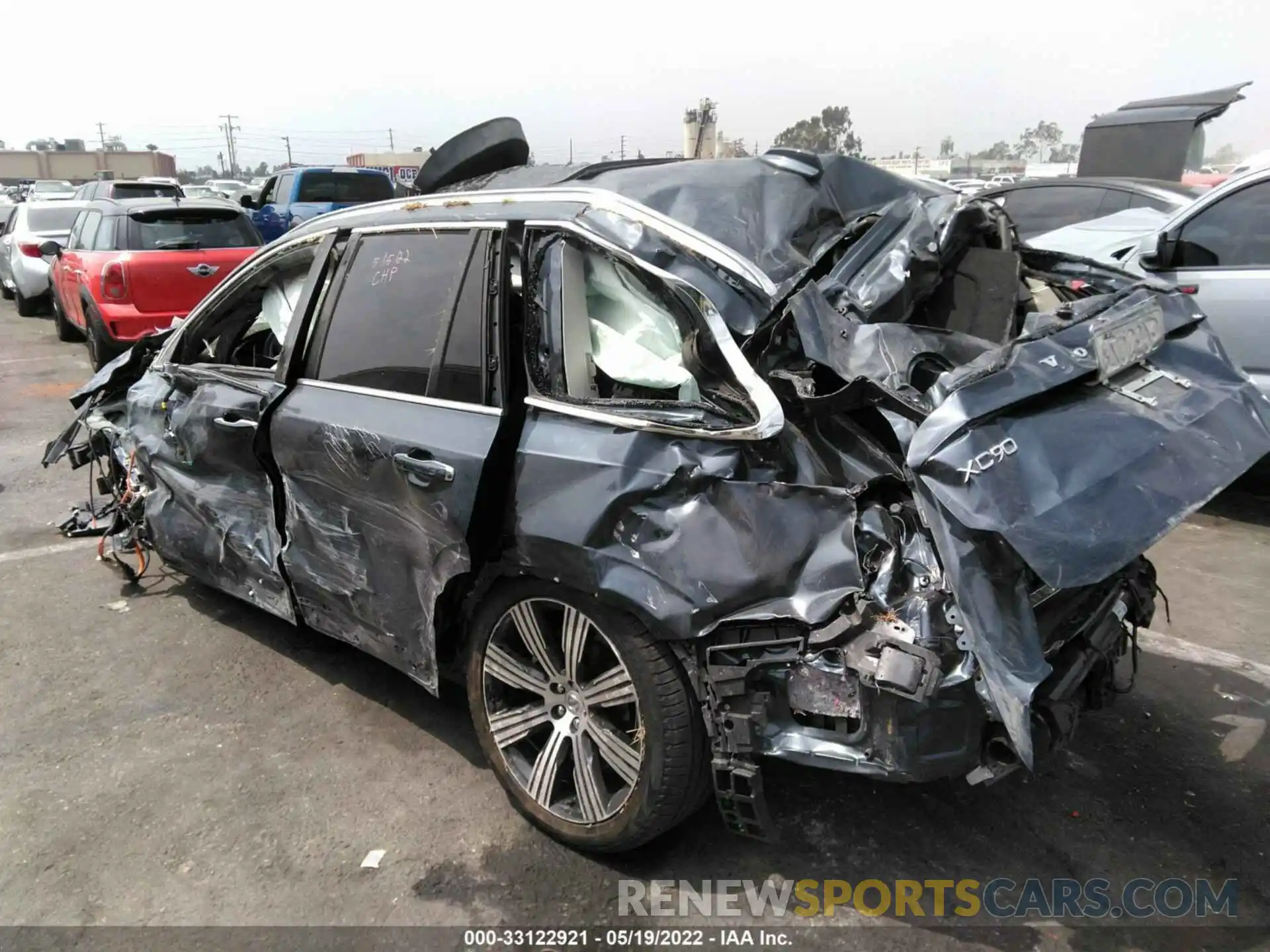 3 Photograph of a damaged car YV4BR0CL7N1812544 VOLVO XC90 RECHARGE 2022