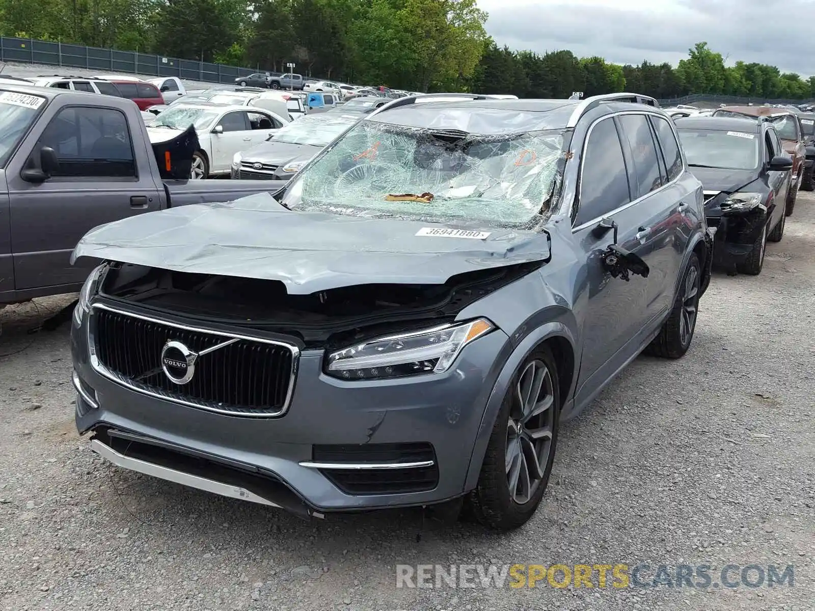 2 Photograph of a damaged car YV4102PK4K1418000 VOLVO XC90 T5 MO 2019