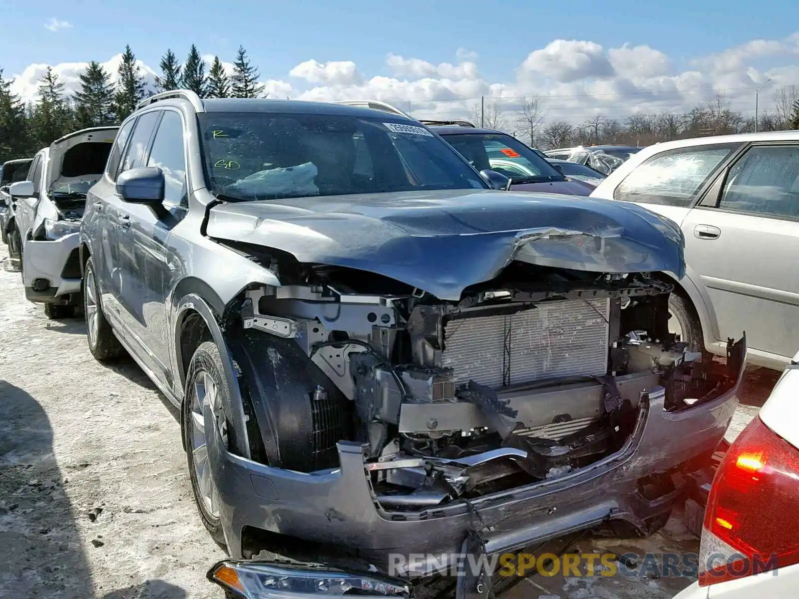 1 Photograph of a damaged car YV4A22PK1K1436447 VOLVO XC90 T6 2019