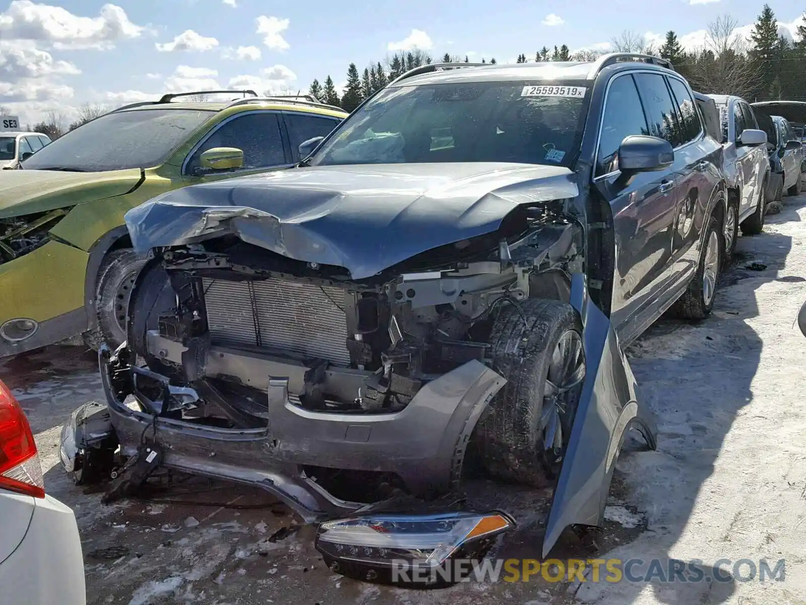 2 Photograph of a damaged car YV4A22PK1K1436447 VOLVO XC90 T6 2019