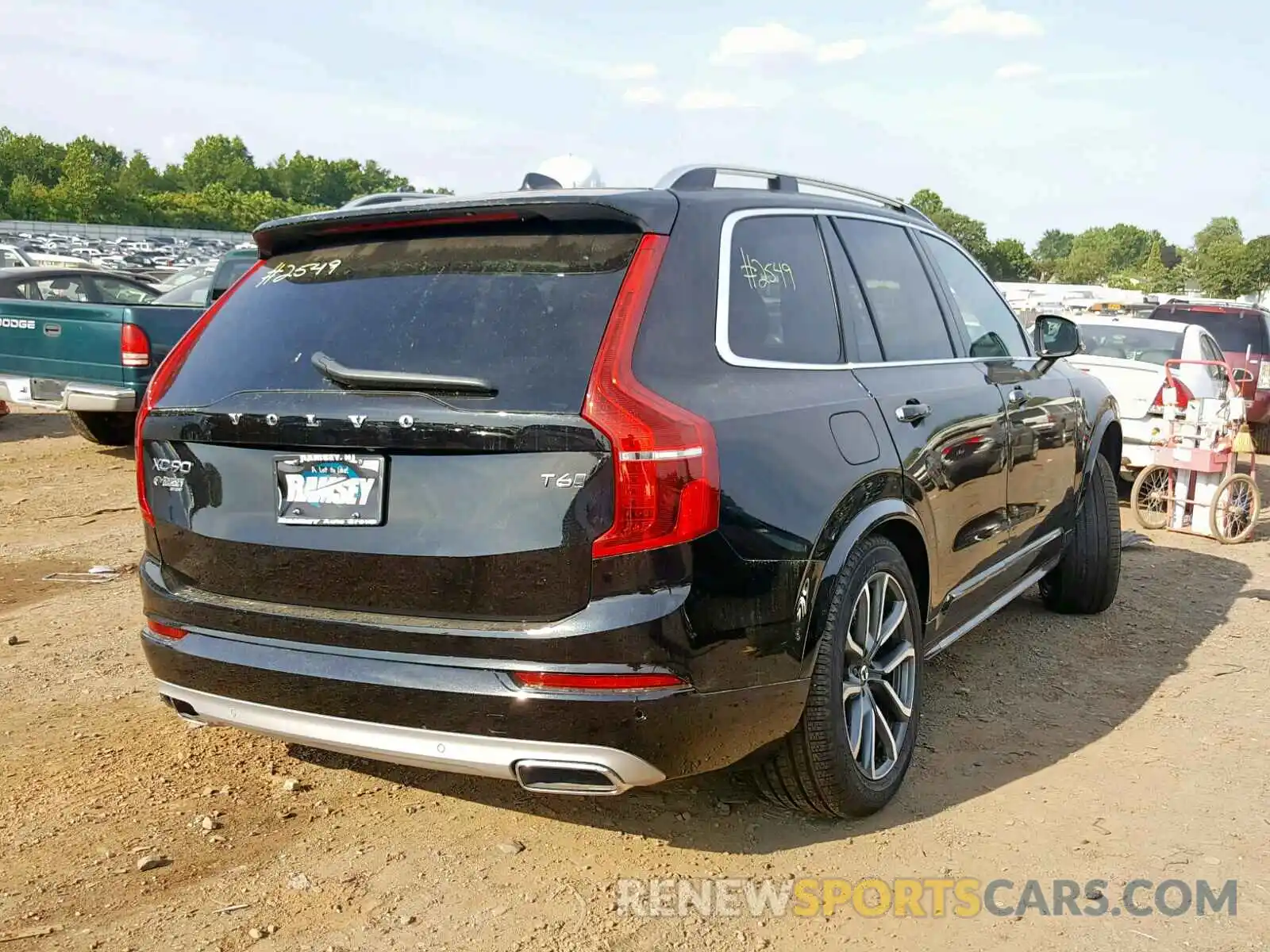 4 Photograph of a damaged car YV4A22PK7K1480954 VOLVO XC90 T6 2019