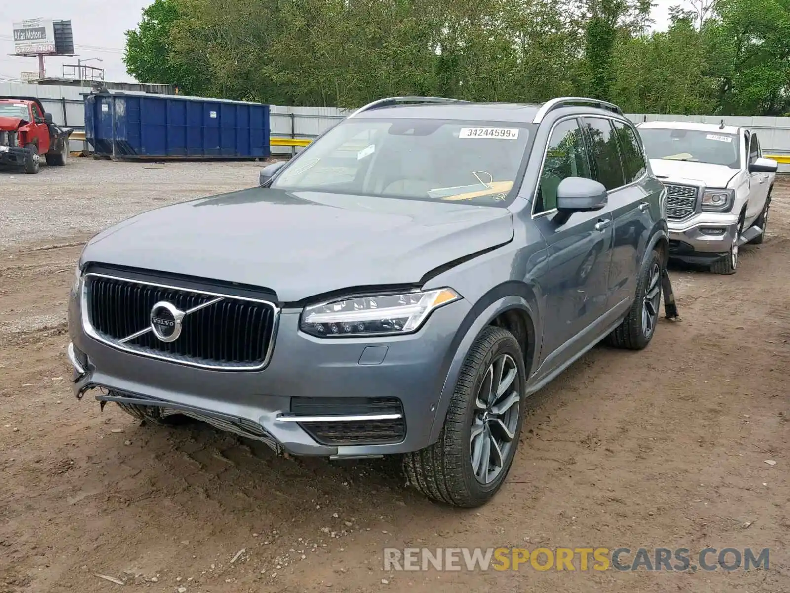 2 Фотография поврежденного автомобиля YV4A22PK8K1424604 VOLVO XC90 T6 2019