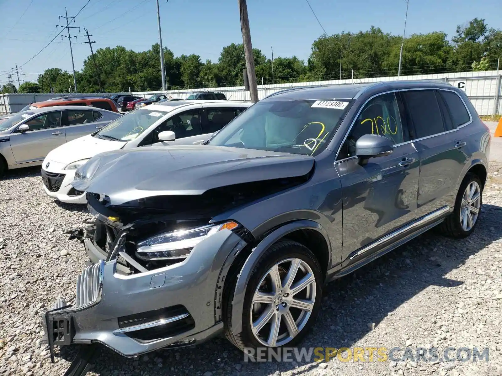 2 Photograph of a damaged car YV4A22PL3K1421893 VOLVO XC90 T6 IN 2019