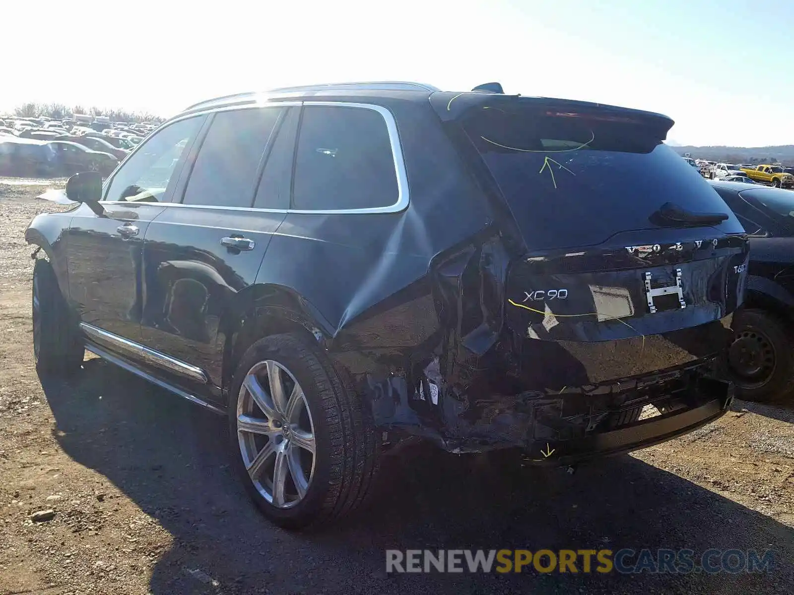 3 Photograph of a damaged car YV4A22PL4K1511795 VOLVO XC90 T6 IN 2019