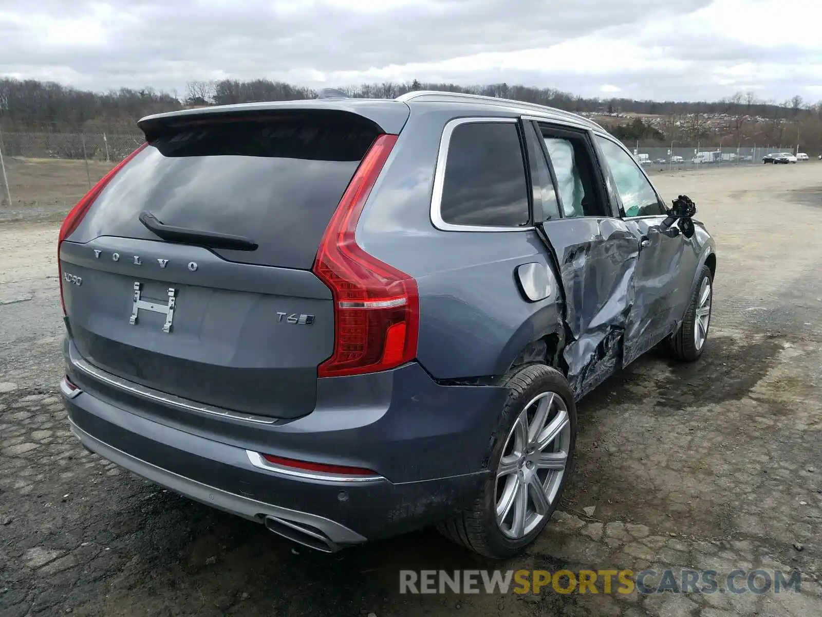 4 Фотография поврежденного автомобиля YV4A22PL5K1442843 VOLVO XC90 T6 IN 2019