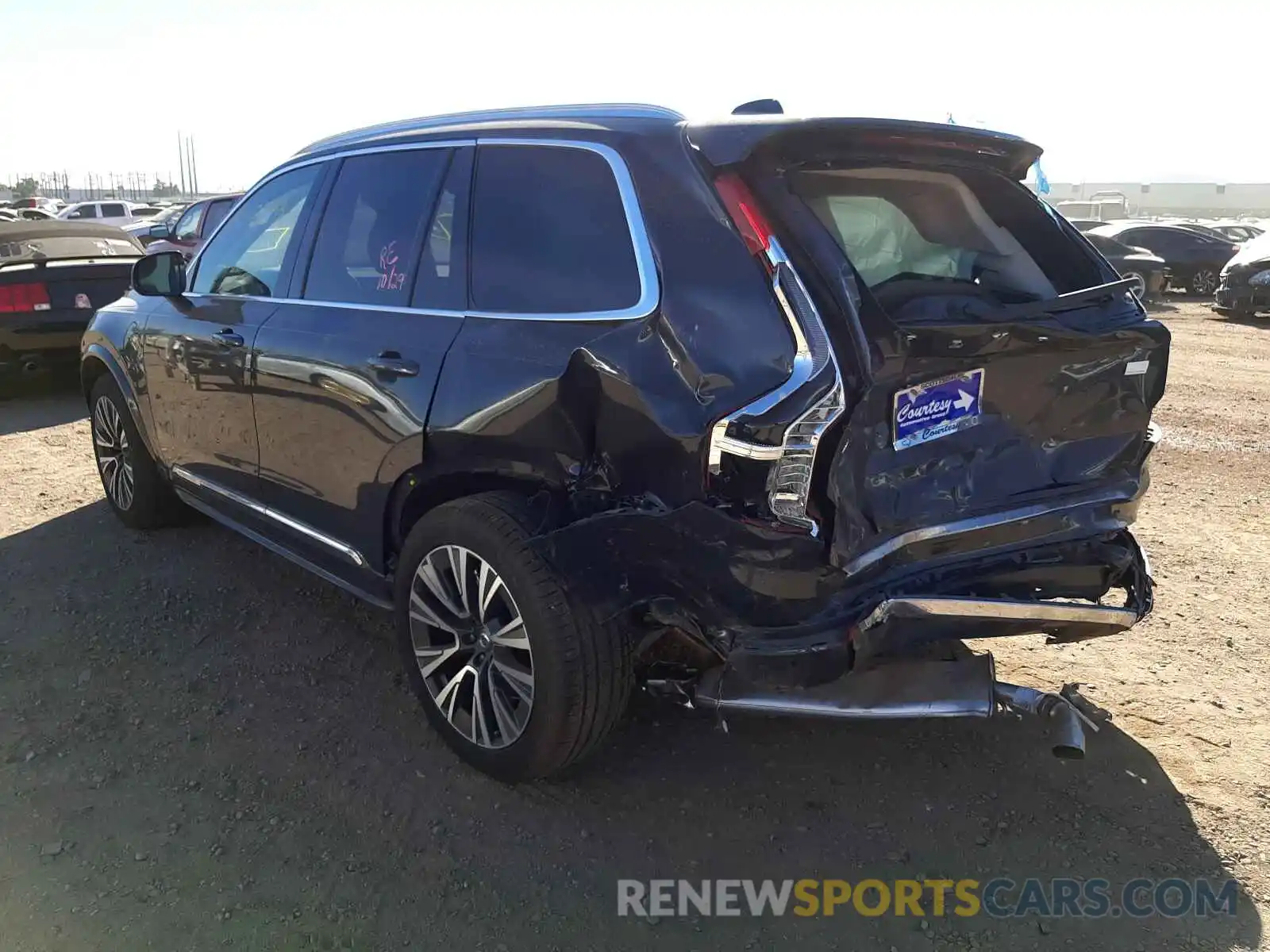 3 Photograph of a damaged car YV4BR0CK0M1746117 VOLVO XC90 T8 RE 2021