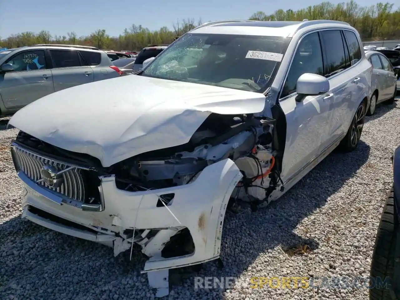 2 Photograph of a damaged car YV4BR0CK4M1728994 VOLVO XC90 T8 RE 2021