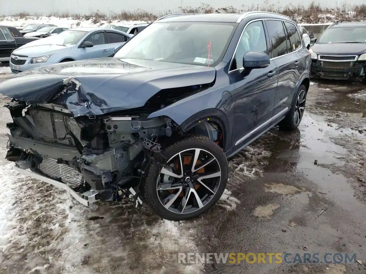 2 Photograph of a damaged car YV4BR0CK7M1743747 VOLVO XC90 T8 RE 2021