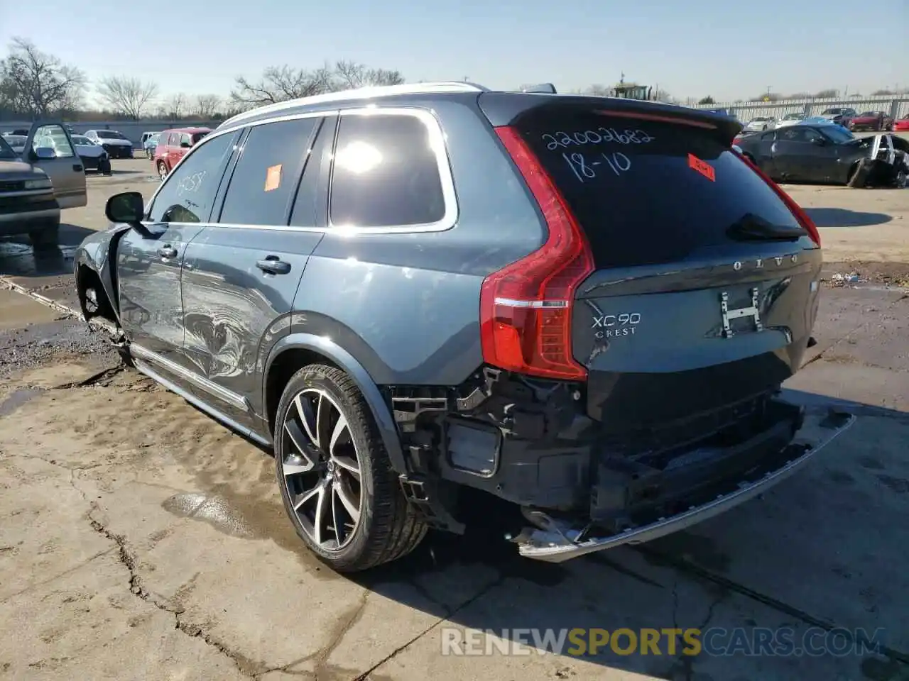 3 Photograph of a damaged car YV4BR0CK7M1762878 VOLVO XC90 T8 RE 2021