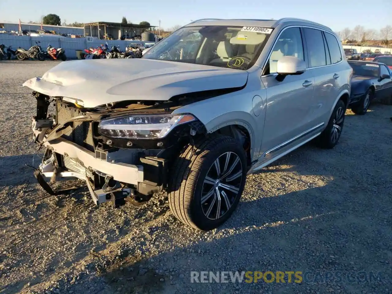 2 Photograph of a damaged car YV4BR0CL4M1689381 VOLVO XC90 T8 RE 2021