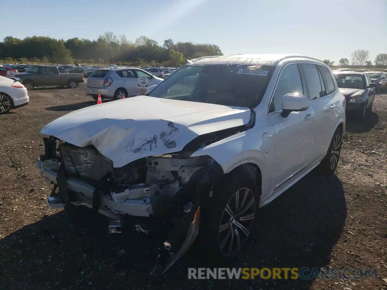 2 Photograph of a damaged car YV4BR0CLXM1743881 VOLVO XC90 T8 RE 2021