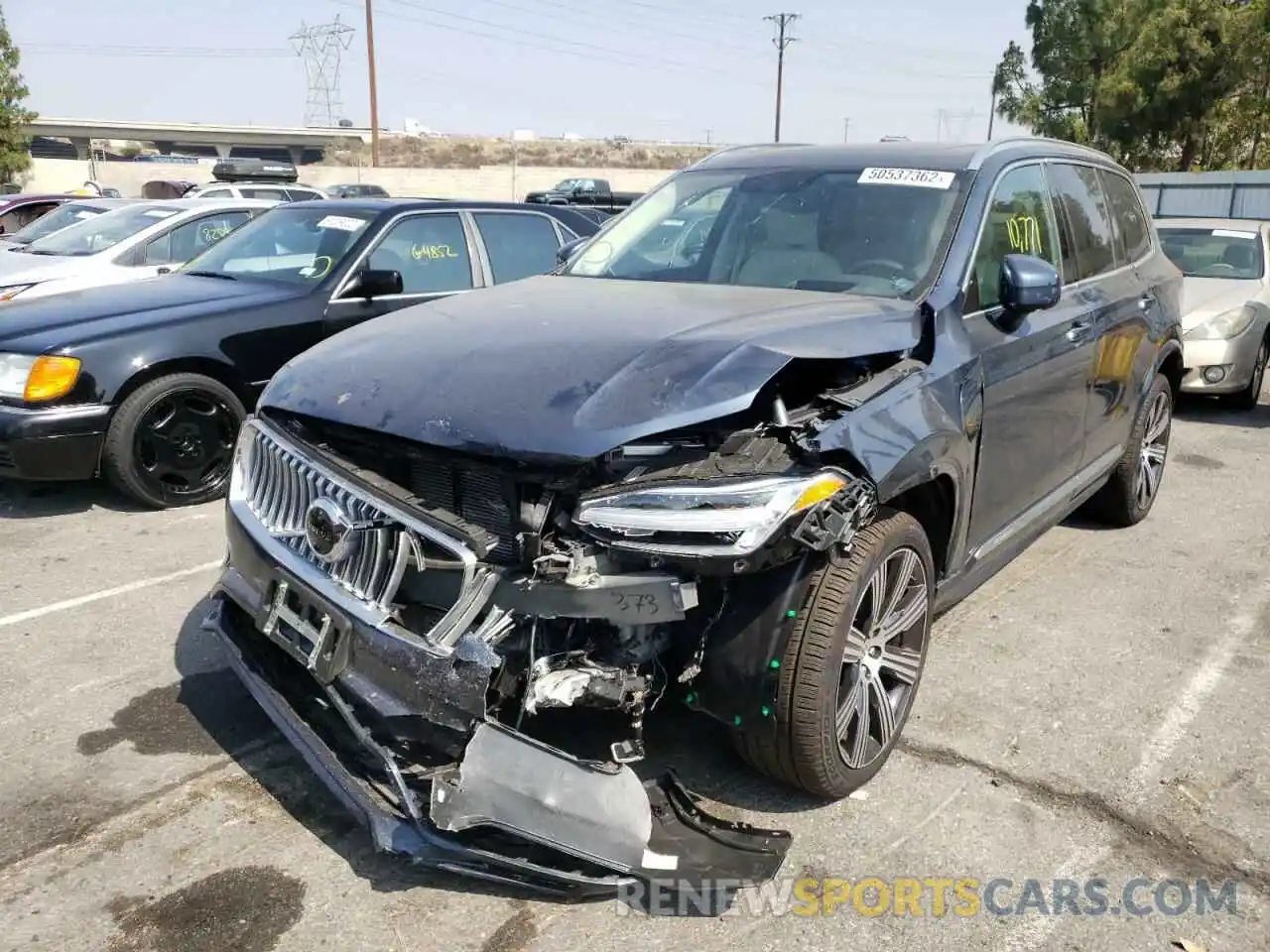 2 Photograph of a damaged car YV4BR0CL1N1803595 VOLVO XC90 T8 RE 2022